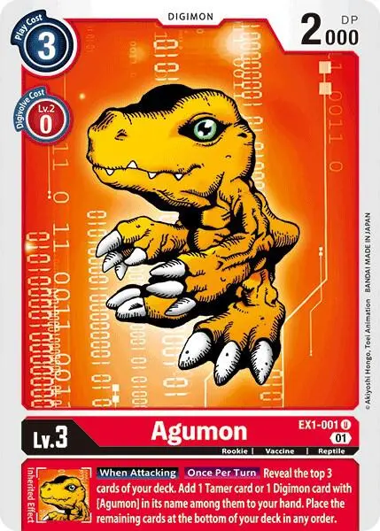 Agumon card art