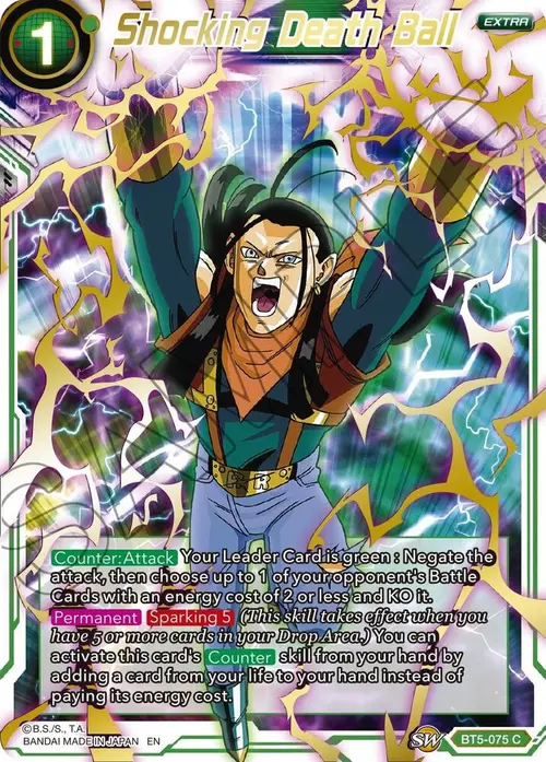 Shocking Death Ball (Gold Stamped) card art