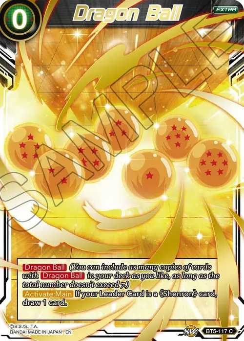 Dragon Ball (Gold Stamped) card art
