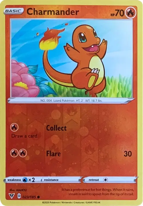 Charmander - 023/185 (Reverse Cosmos Holo) card art