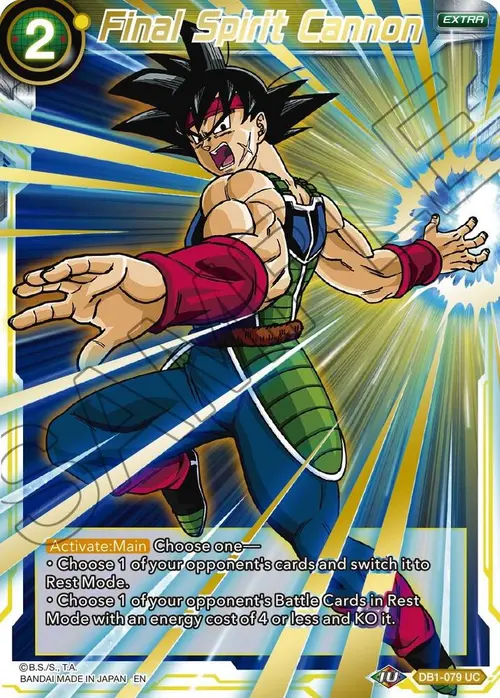 Final Spirit Cannon (Gold Stamped) card art