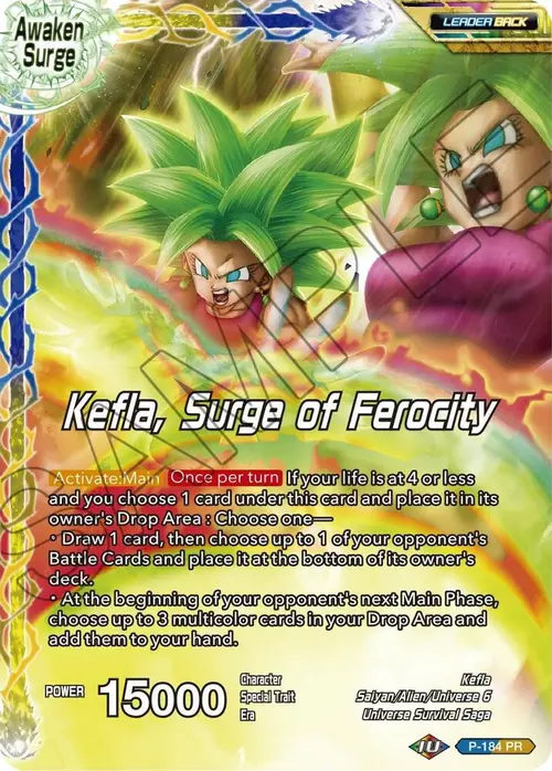 Kefla // Kefla, Surge of Ferocity card art