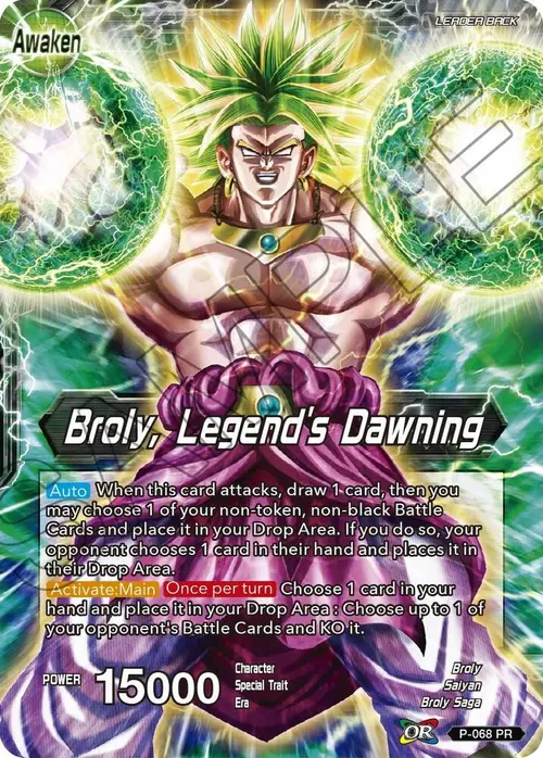 Broly // Broly, Legend's Dawning card art