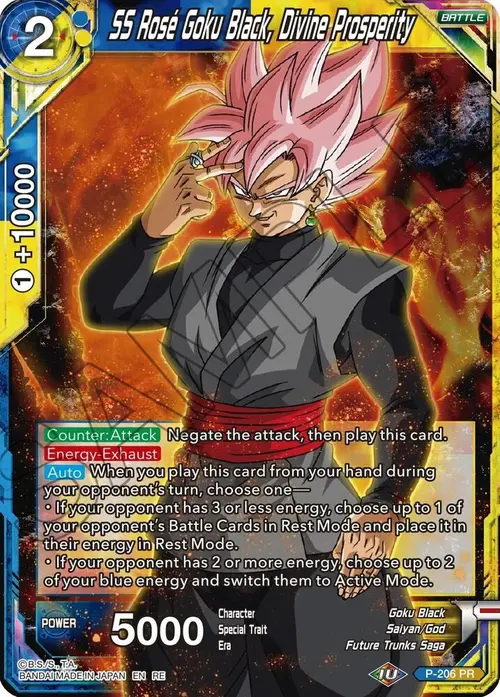 SS Rose Goku Black, Divine Prosperity card art