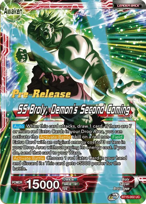 Broly // SS Broly, Demon's Second Coming card art