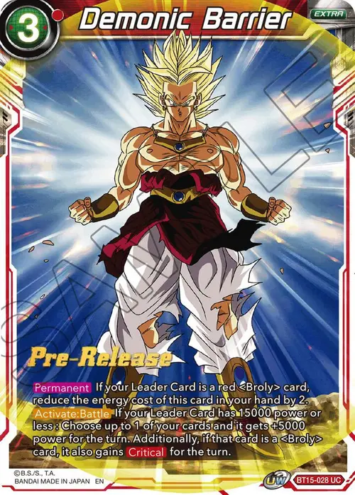Demonic Barrier card art