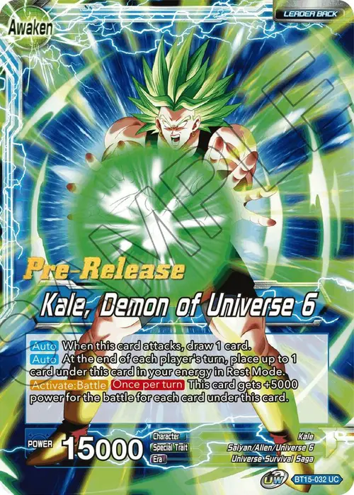 Kale // Kale, Demon of Universe 6 card art