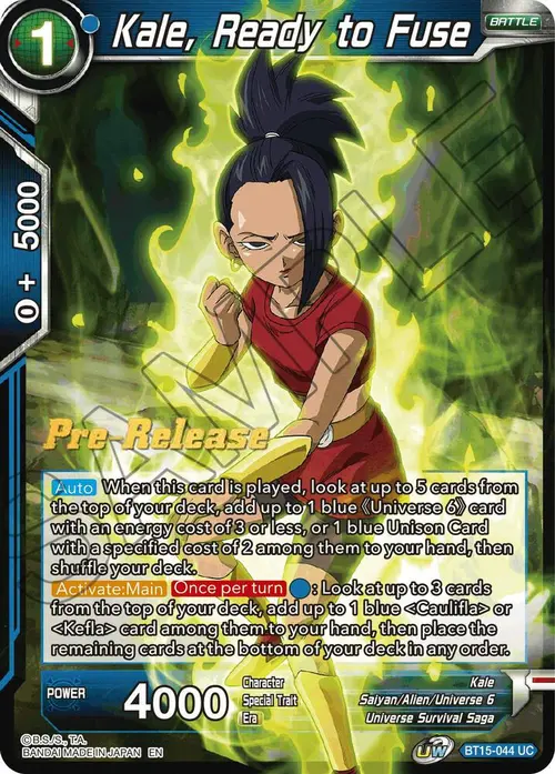Kale, Ready to Fuse card art