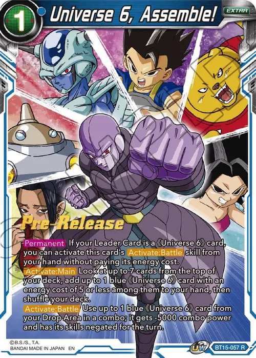 Universe 6, Assemble! card art