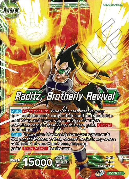 Raditz // Raditz, Brotherly Revival card art