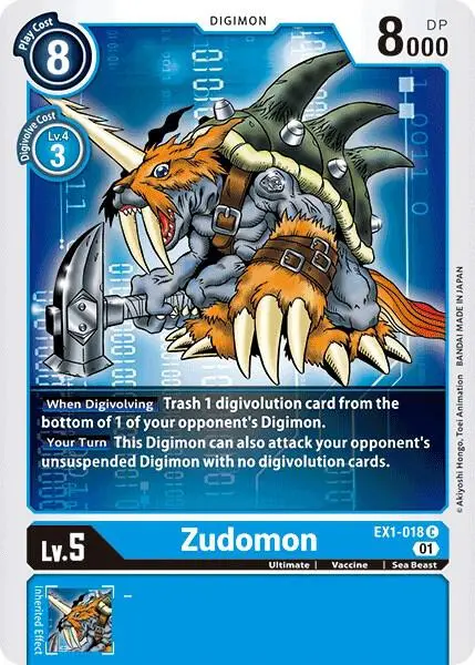 Zudomon card art