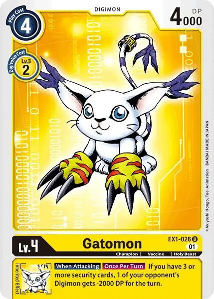Gatomon card art