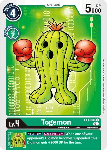 Togemon card art