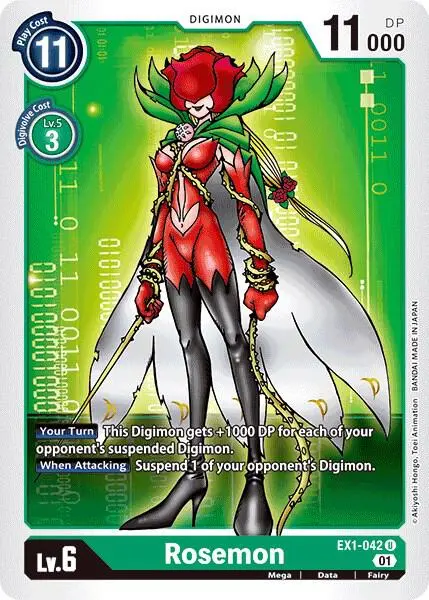 Rosemon card art