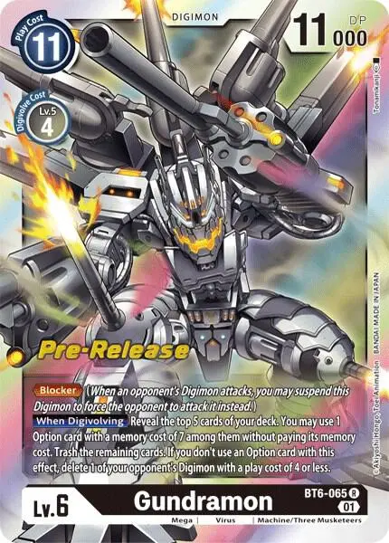 Gundramon card art