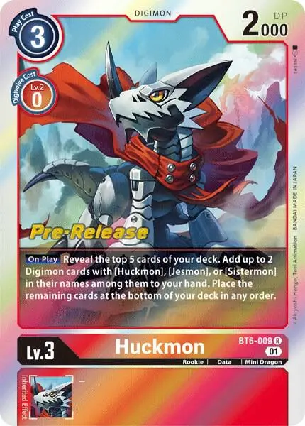 Huckmon card art