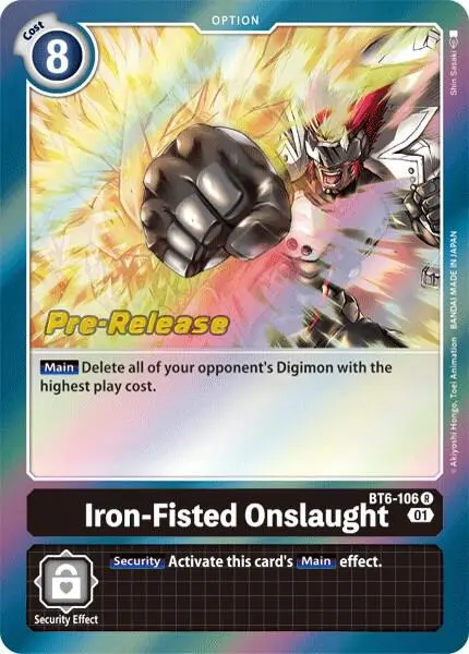 Iron-Fisted Onslaught card art