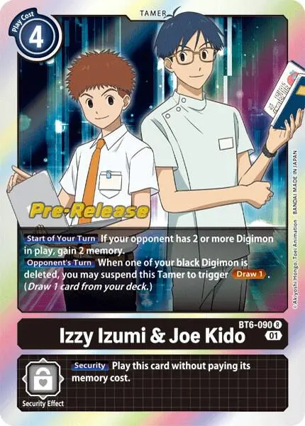 Izzy Izumi & Joe Kido card art