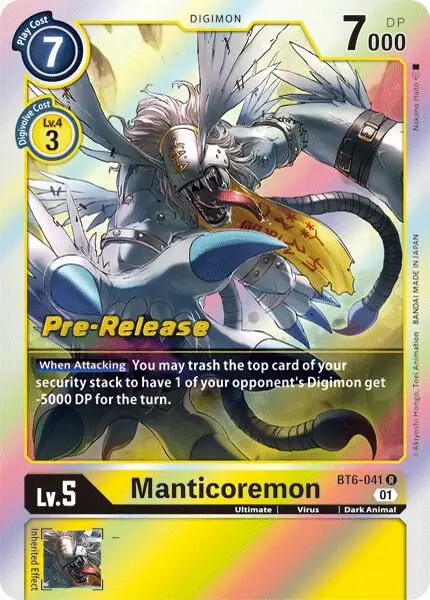 Manticoremon card art