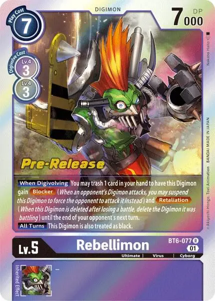 Rebellimon card art