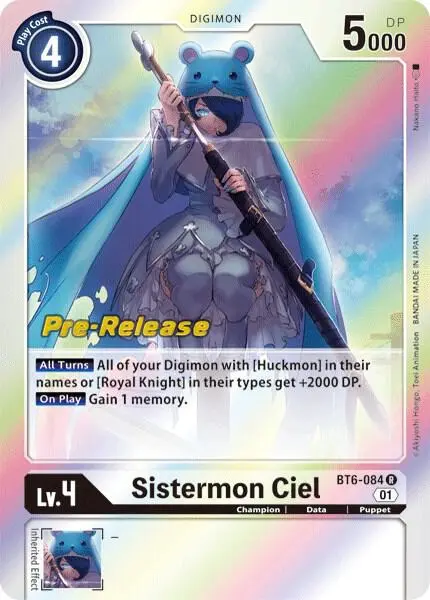 Sistermon Ciel card art