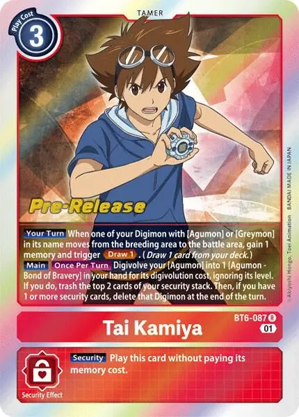 Tai Kamiya card art