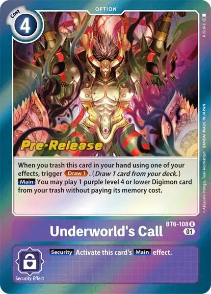 Underworld's Call card art