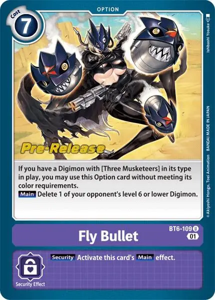 Fly Bullet card art
