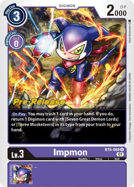 Impmon card art