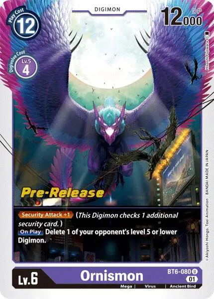 Ornismon card art