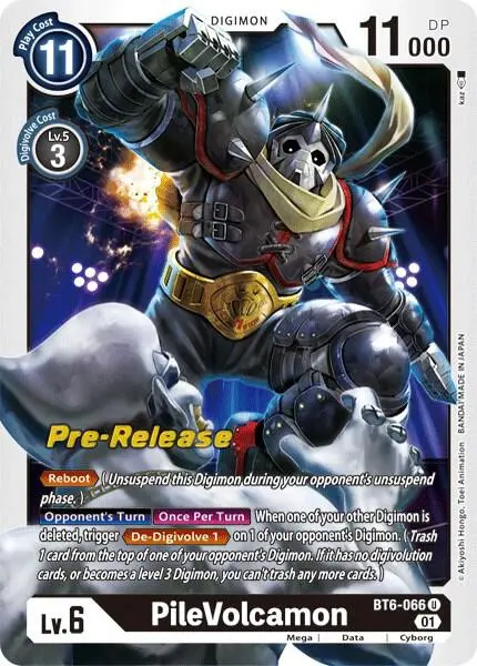 PileVolcamon card art