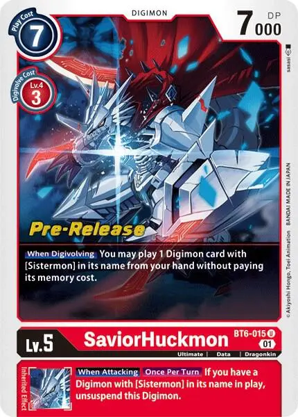 SaviorHuckmon card art