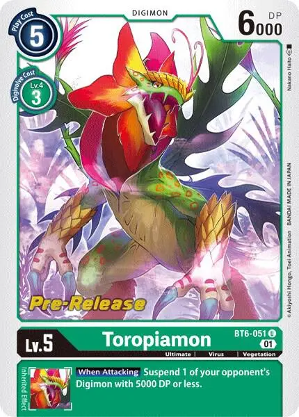 Toropiamon card art