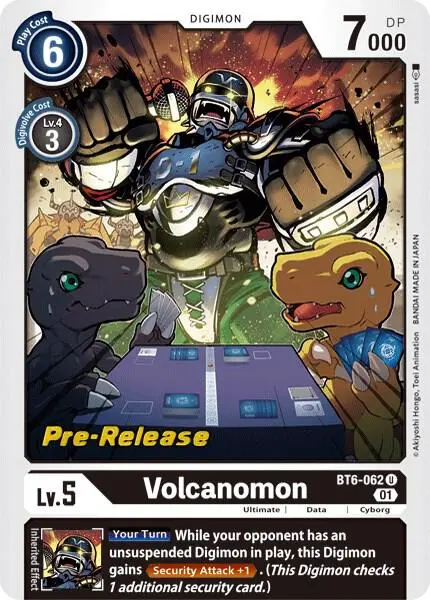 Volcanomon card art