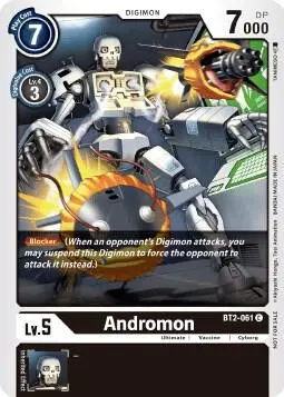 Andromon (Double Diamond Pre-Release) card art