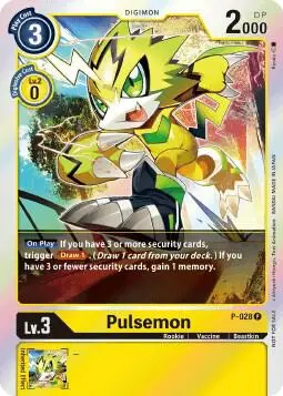 Pulsemon - P-028 (Double Diamond Pre-Release) card art