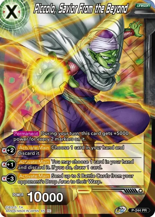 Piccolo, Savior from Beyond card art