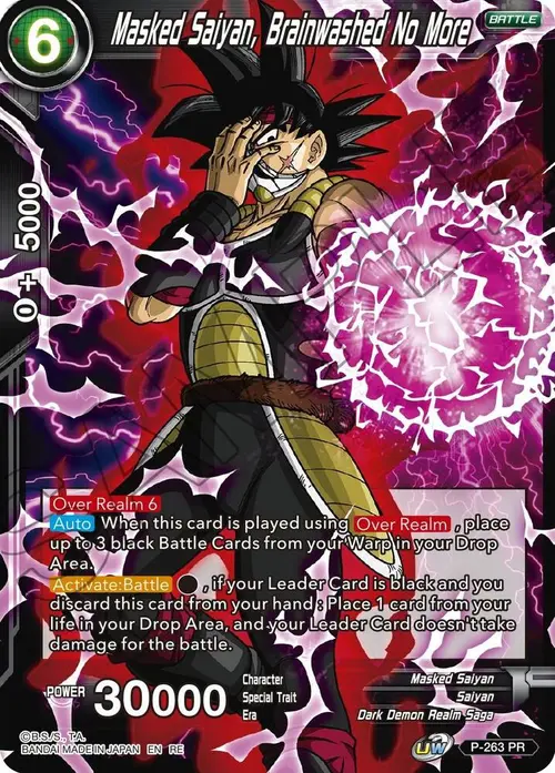 Masked Saiyan, Brainwashed No More card art