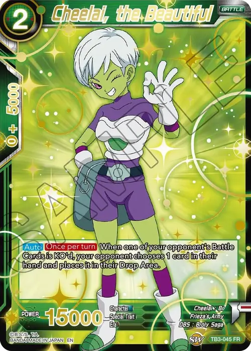 Cheelai, the Beautiful (Gold Stamped) card art