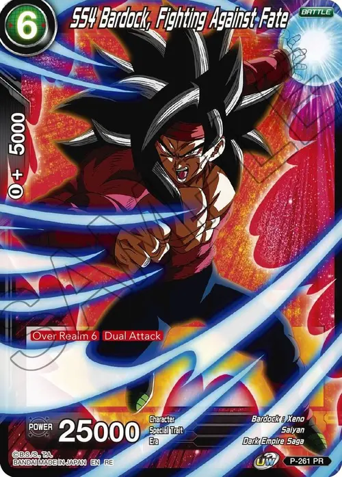 SS4 Bardock, Fighting Against Fate card art