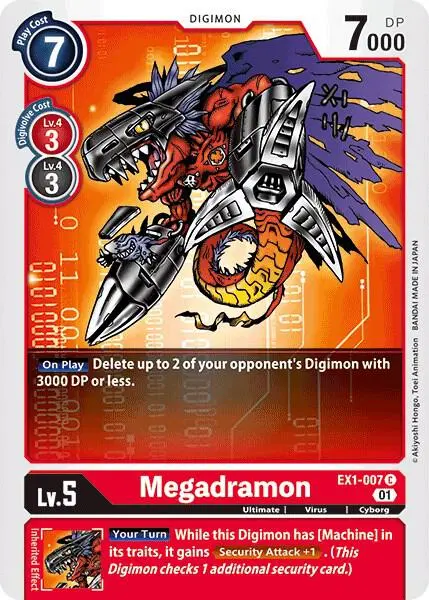 Megadramon card art