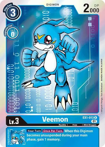 Veemon card art