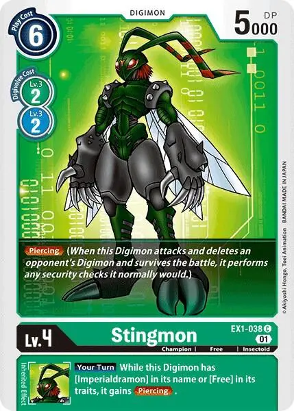 Stingmon card art