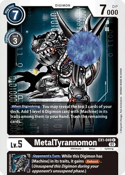 MetalTyrannomon card art