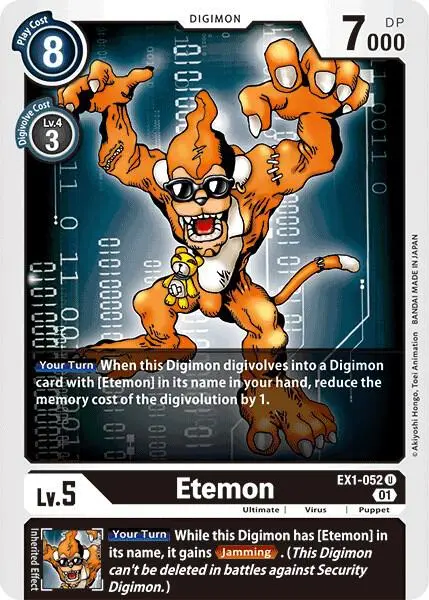 Etemon card art