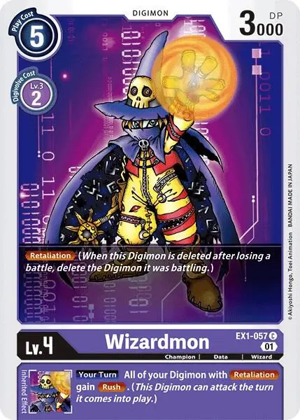 Wizardmon card art