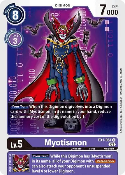 Myotismon card art