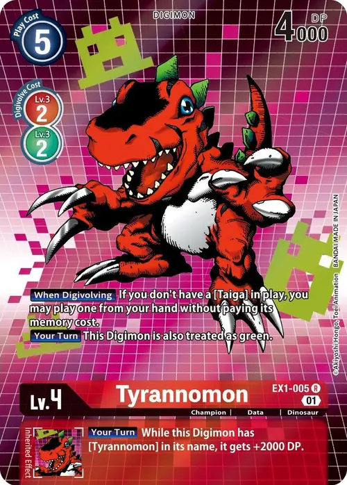 Tyrannomon (Alternate Art) card art