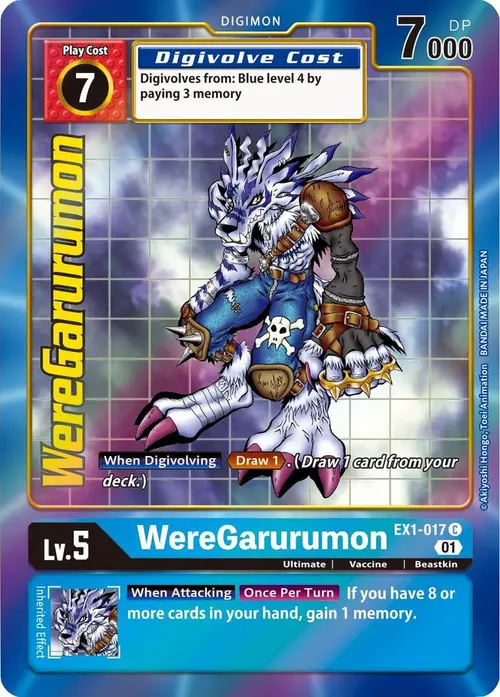 WereGarurumon (Alternate Art) card art