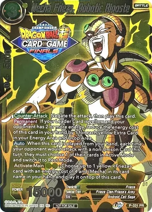 Mecha Frieza, Robotic Riposte (Championship Pack 2021 Vault Set) card art